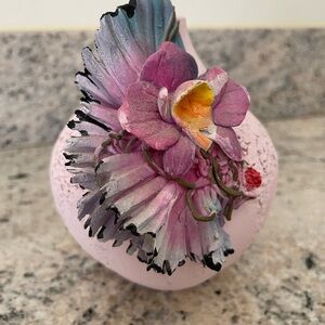 Ceramic Textured Bud Vase - Pink